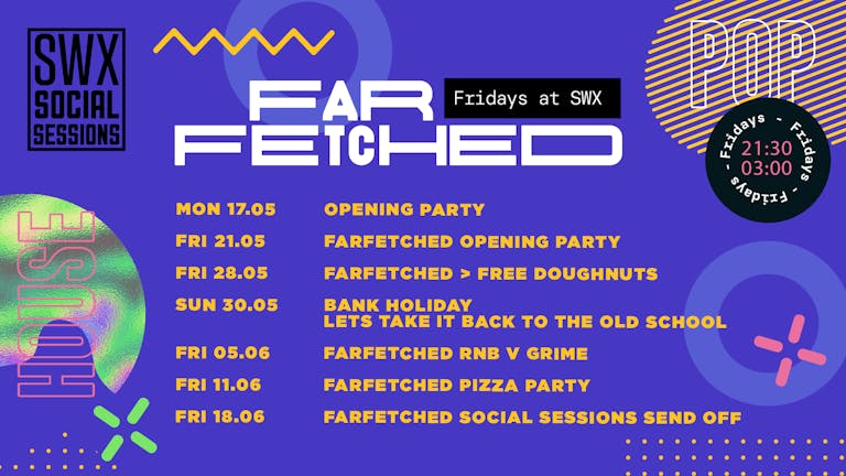 SWX Social Sessions - FARFETCHED RnB v Grime 