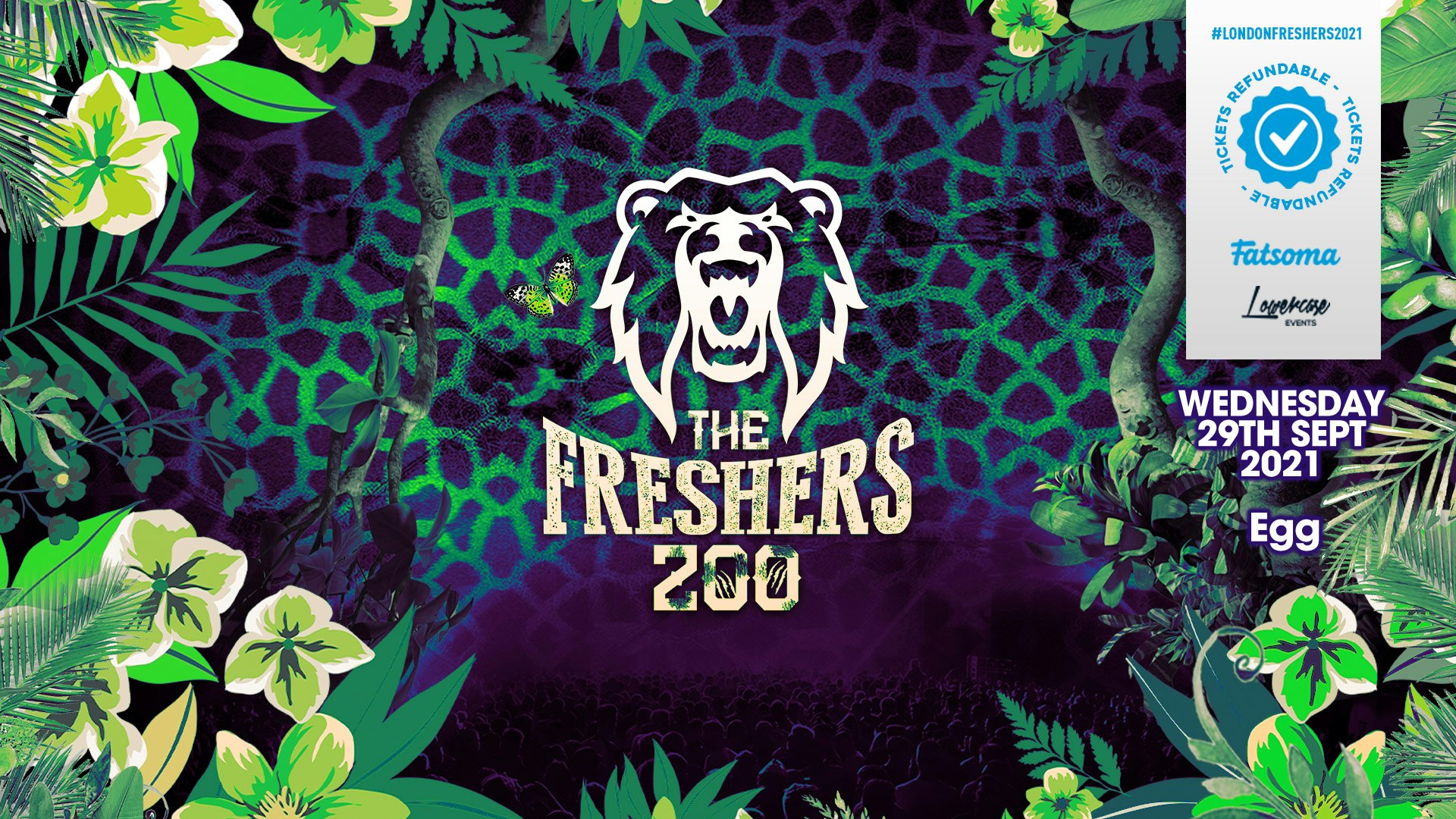 ⚠️TONIGHT⚠️ – THE 2021 FRESHERS ZOO AT EGG LONDON! // FRESHERS WEEK 2 DAY 4