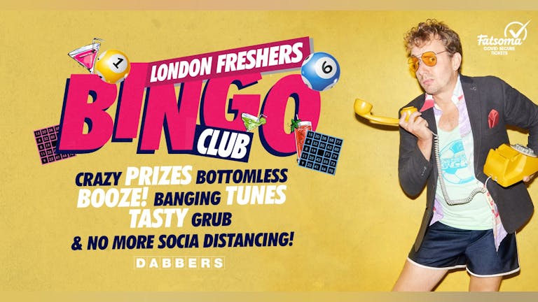 The London Freshers Bingo Club 🎱Official Boozy Launch 🎉 Tickets Out Now! 