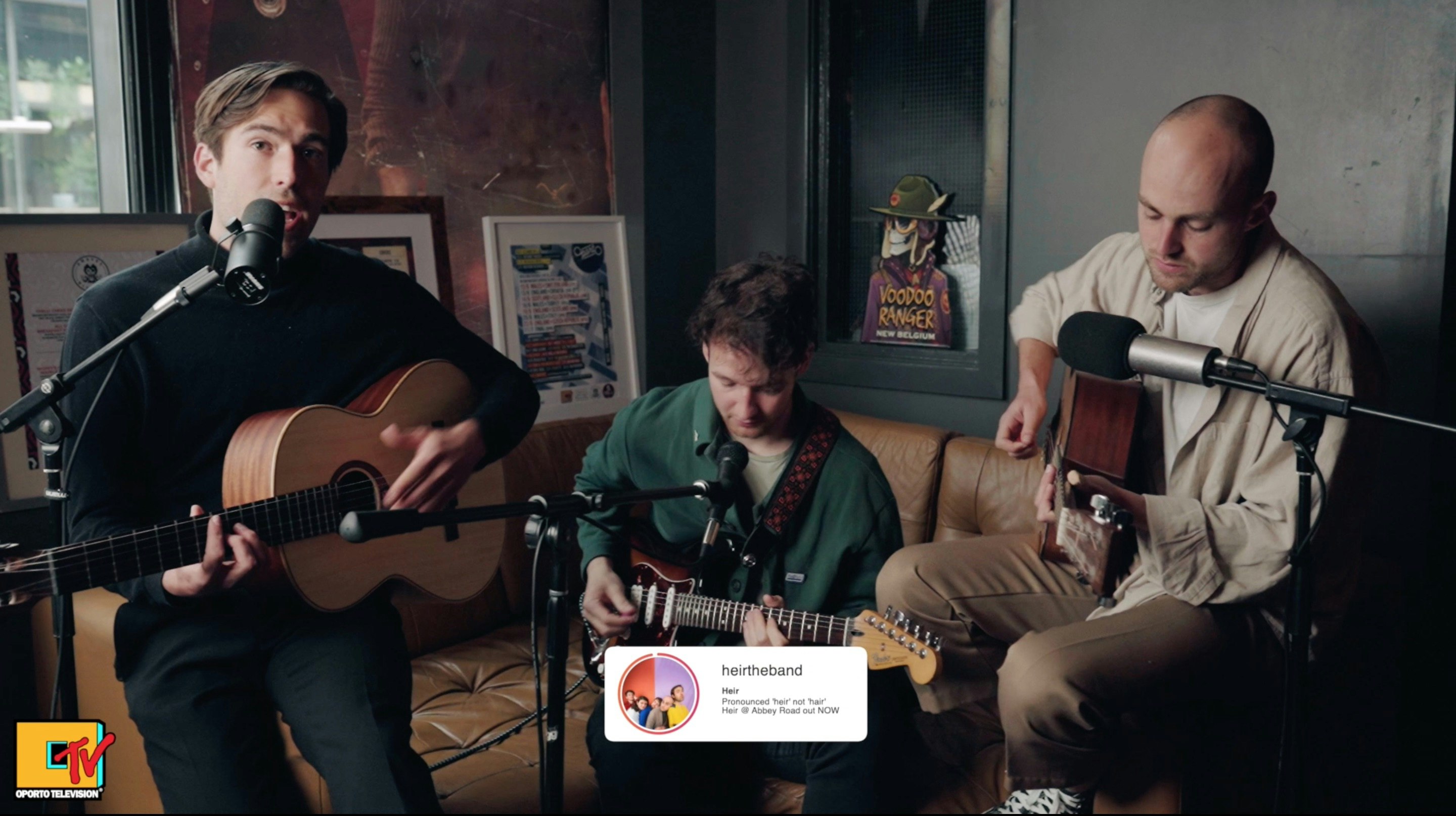 Heir – Chalkpit live session premier on #OportoTV