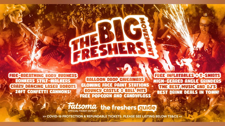 The Big Freshers Movement Preston 2021 🎉 (University of Central Lancashire - UCLan)