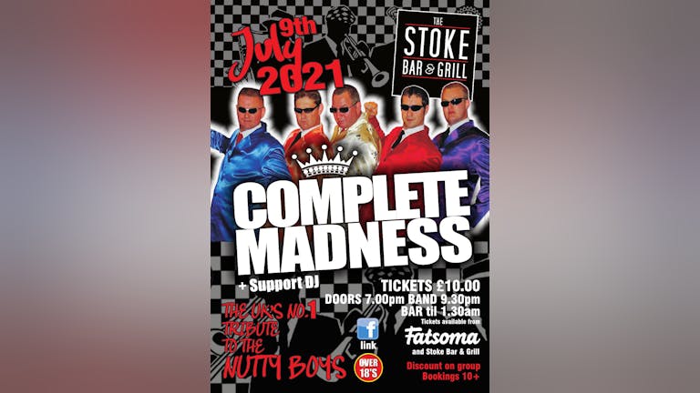 Complete madness! Uks NO1 tribute to MADNESS