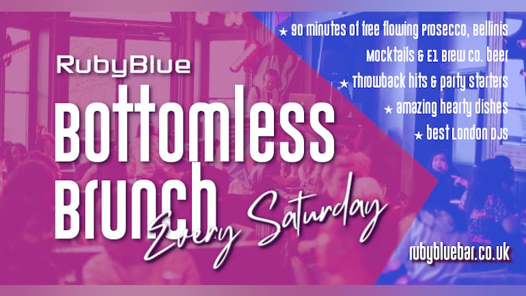 Bottomless Brunch at Ruby Blue