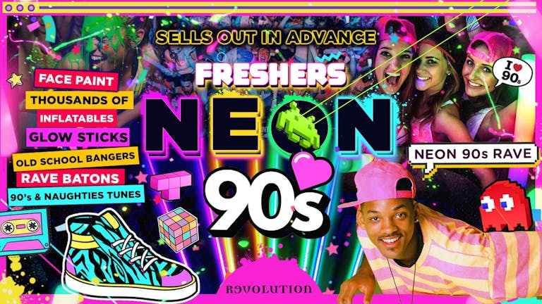 OXFORD FRESHERS NEON 90's PARTY!
