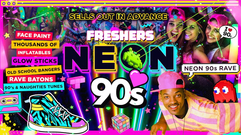 LONDON FRESHERS NEON 90's PARTY!