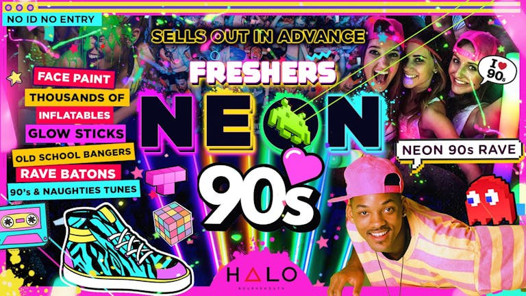 BOURNEMOUTH FRESHERS NEON 90's PARTY! 