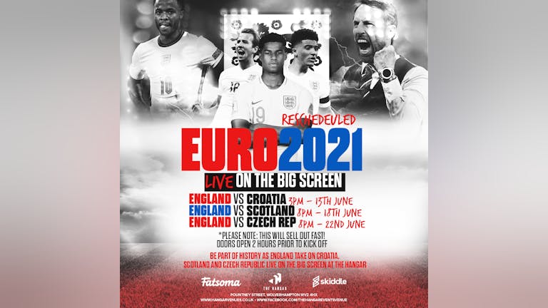 EURO 2020 RE SCHEDULED - LIVE ON THE BIG SCREEN