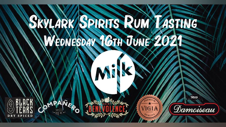 Skylark Spirits Rum Tasting 