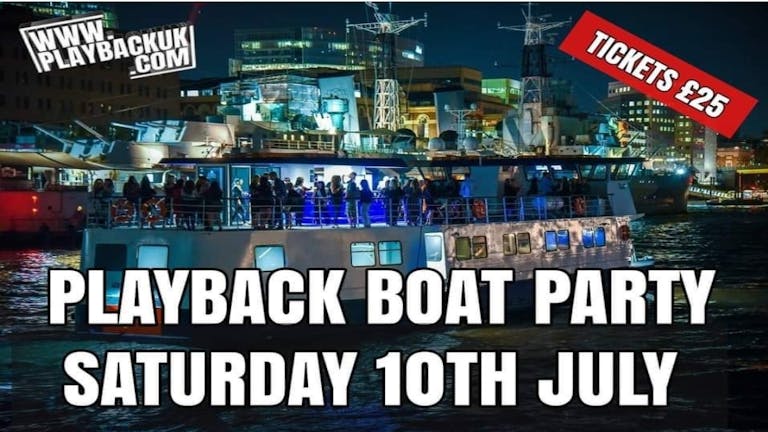 PLAYBACK BOAT PARTY 2021