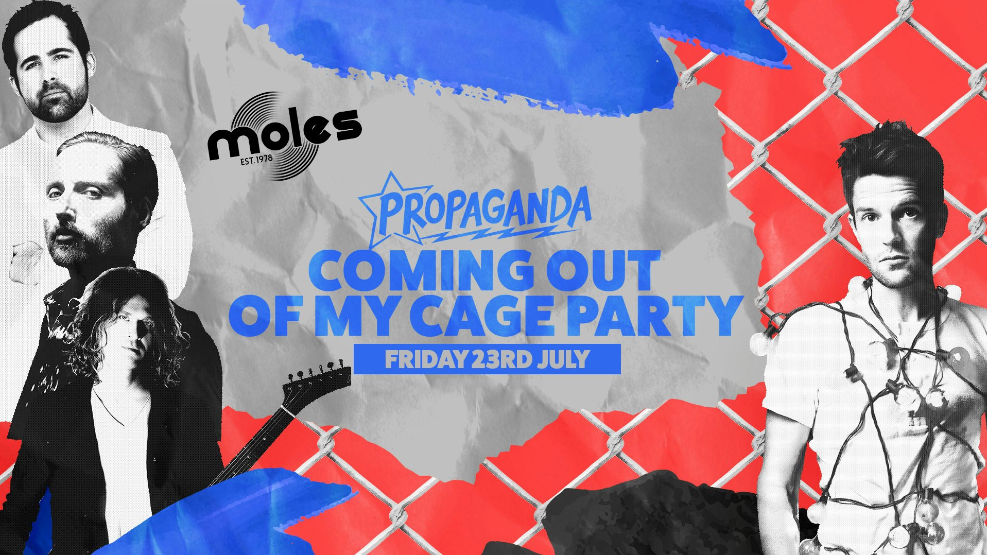 Propaganda Bath – Coming Out Of My Cage Party at MOLES!