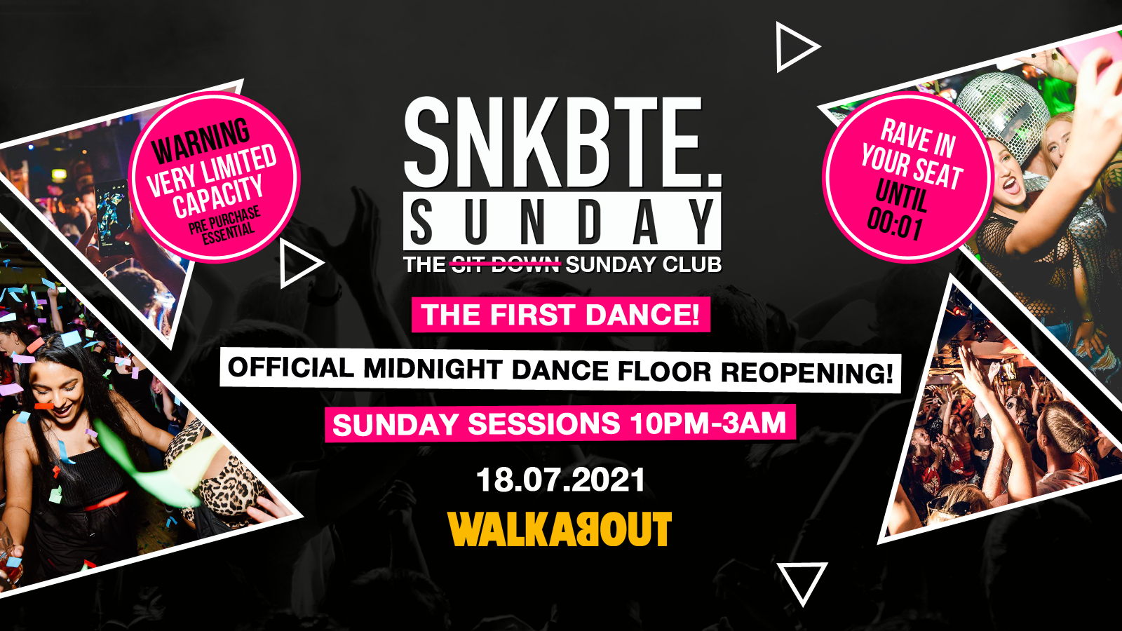 Snakebite Sundays @Walkabout // The First Dance
