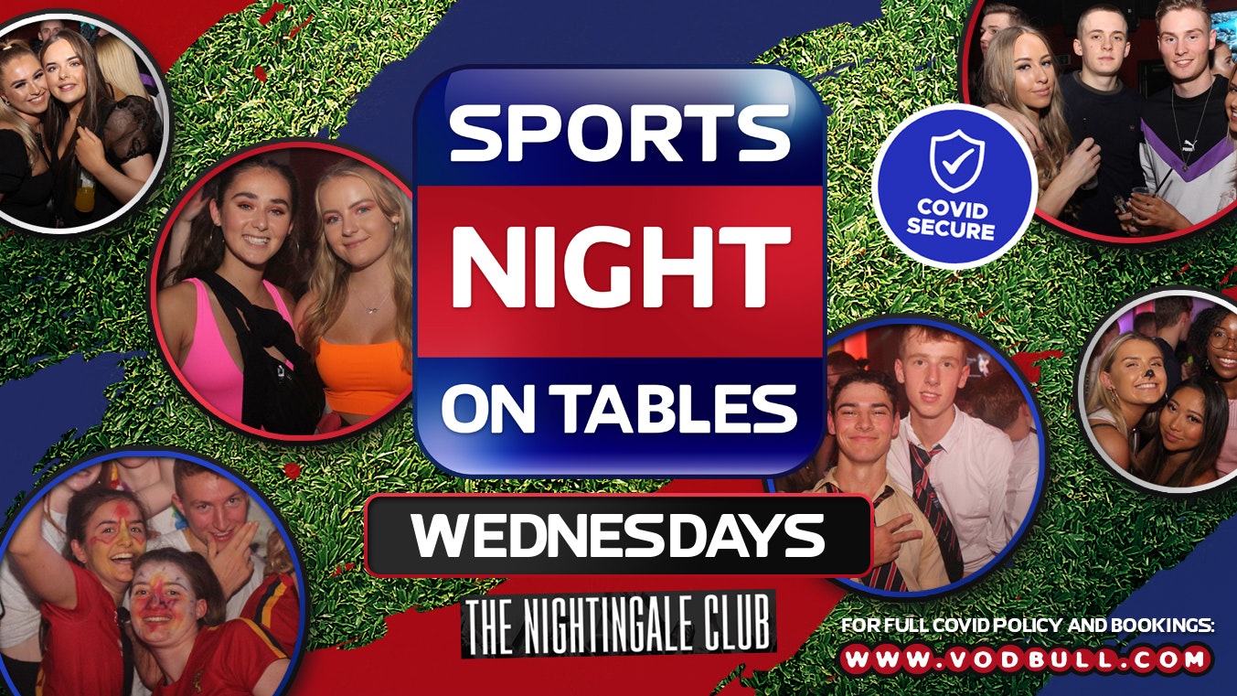 ☆ Sports Night on tables!! ☆ NOTE: VENUE CHANGE TO SNOBS!! ☆ WED 23rd JUNE 2021 ☆