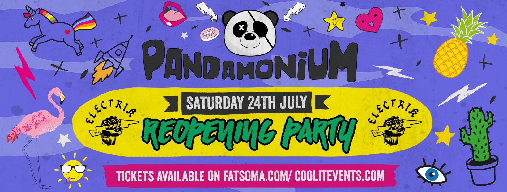 Pandamonium Saturdays Reopening Party