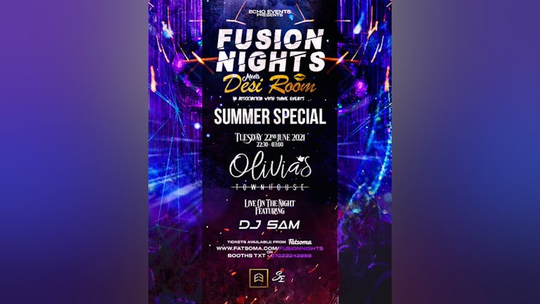 Fusion Nights x Desi Room - Summer Special 
