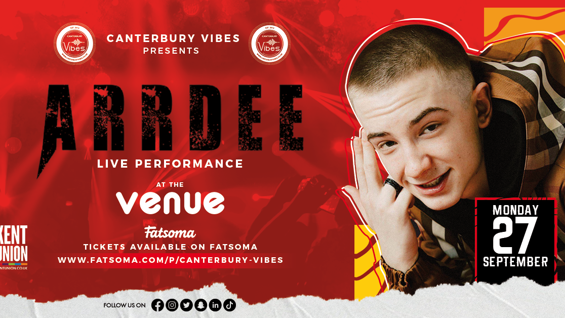 ARRDEE Live PA at The Venue Canterbury Freshers