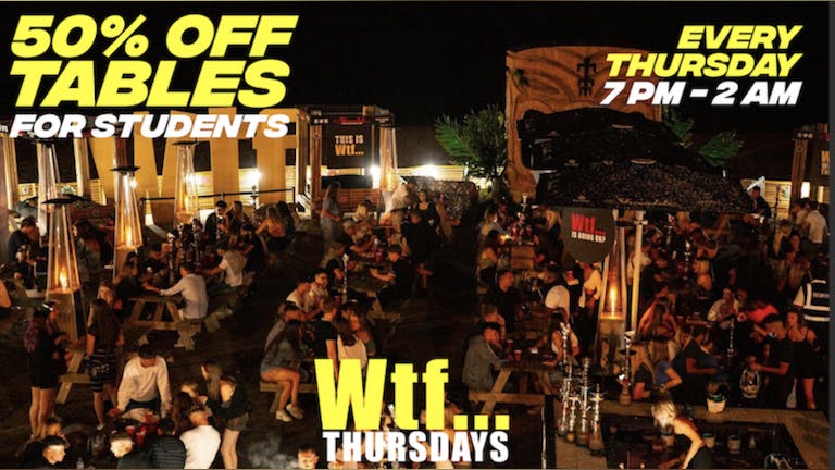 Wtf... Thursdays on the terrace 01.07.21