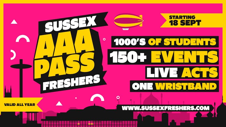 AAA Pass Sussex 2021 (Sussex Events Bundle)