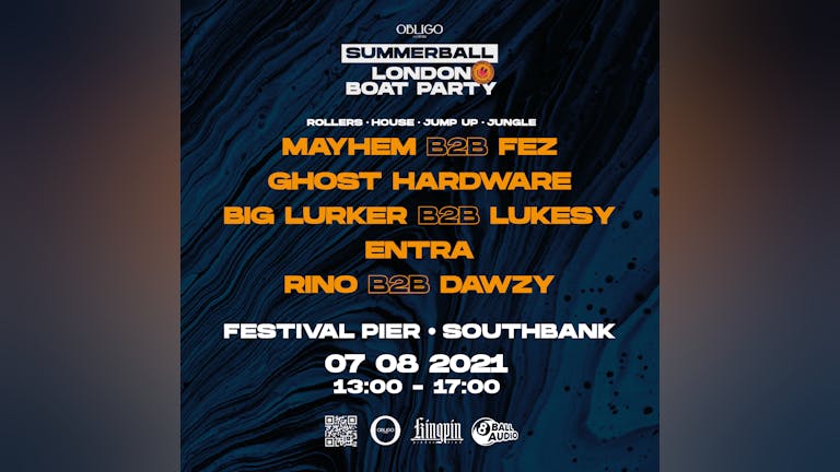 OBLIGO Summer Ball 2021 / London Boat Party