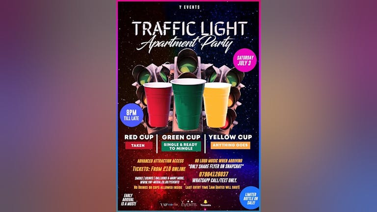Y-Events: Traffic Light Apartment Party