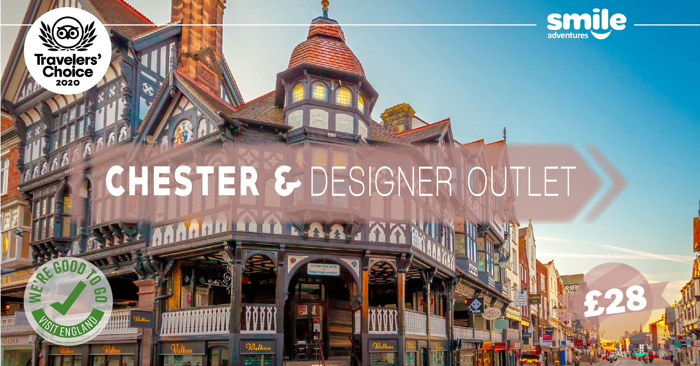 Chester & Designer Outlet – From Manchester