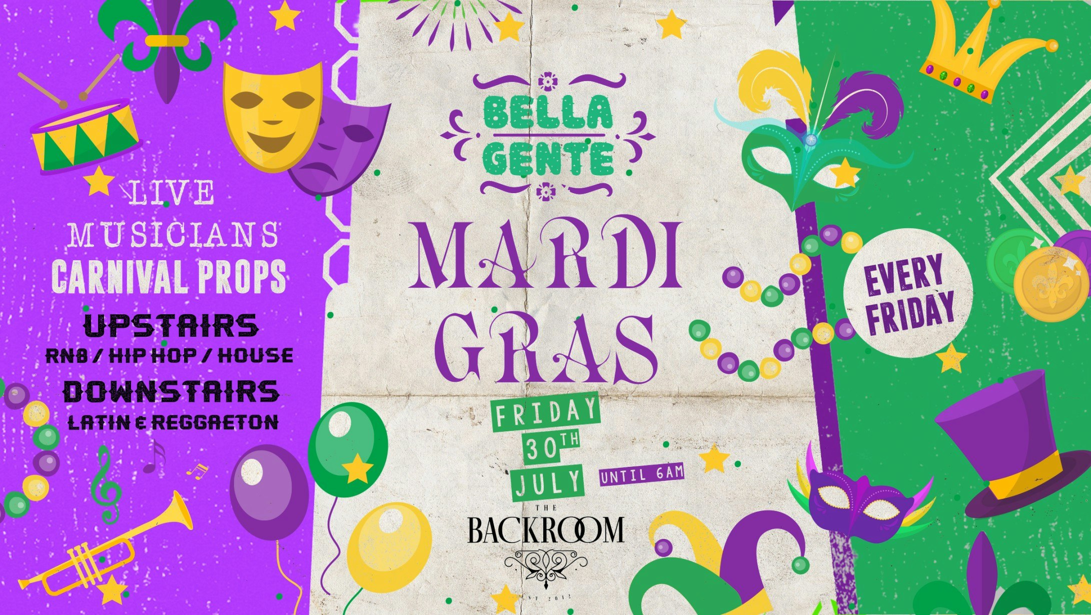 Bella Gente | Mardi Gras Special – 30th July