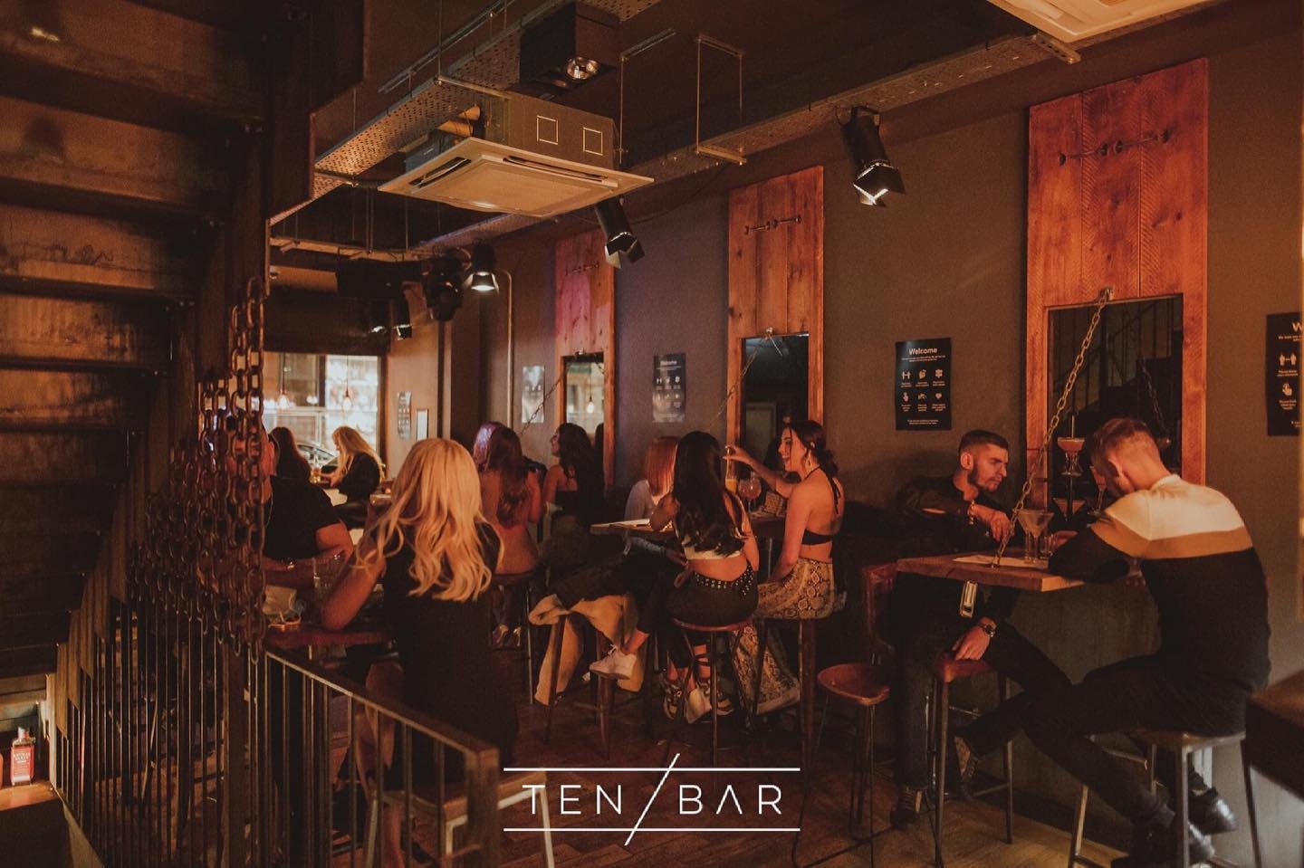 Ten Bar – Thursday 29th July Table bookings (Upstairs – Deposit comes off drinks bill)