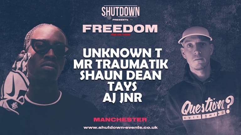Shutdown - Freedom Tour - Manchester