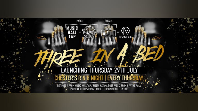 3inaBed - Chester's Biggest Urban Music Night