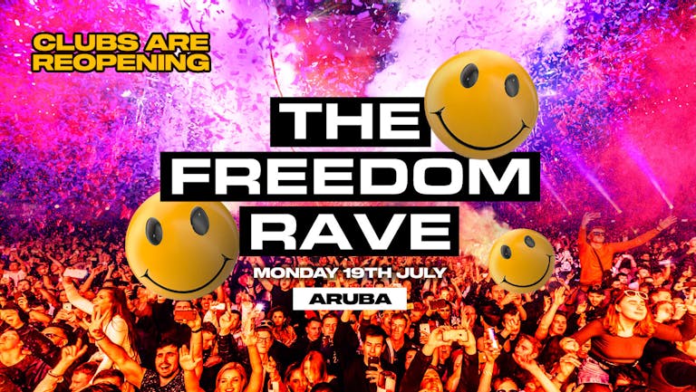 The Freedom Rave at Aruba - FINAL 100 TICKETS ON SALE NOW