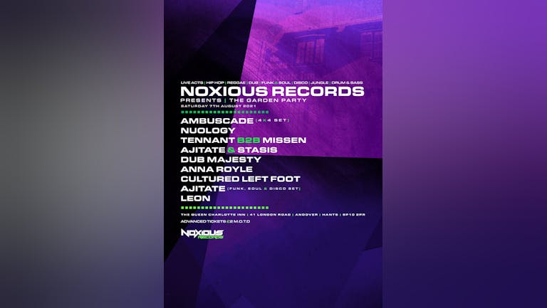 Noxious Records presents: The Garden Party