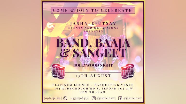 Band Baaja Sangeet - East London Bollywood Night