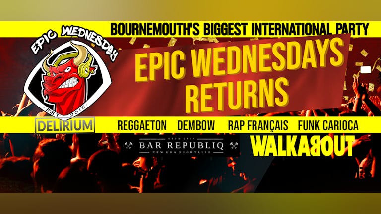 EPIC Wednesdays @ Walkabout 
