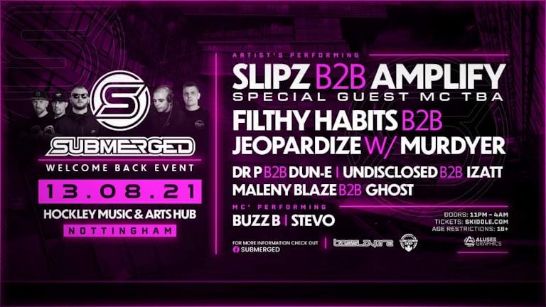 Submerged £7.50 Tickets Nearly Sold Out! 