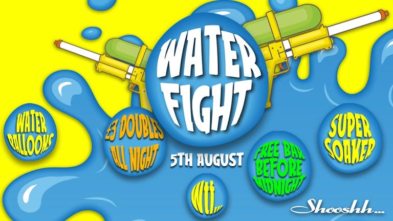 Wtf... The Water Fight 🔫 FREE BAR Before Midnight