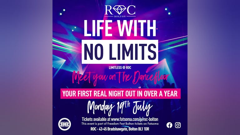 Monday 19 July - Life with no Limits. LIMITLESS Returns