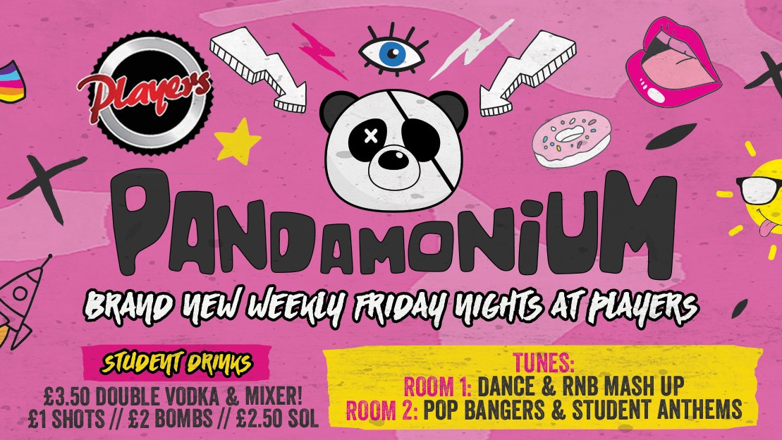 Pandamonium Fridays – The Reopening Party!