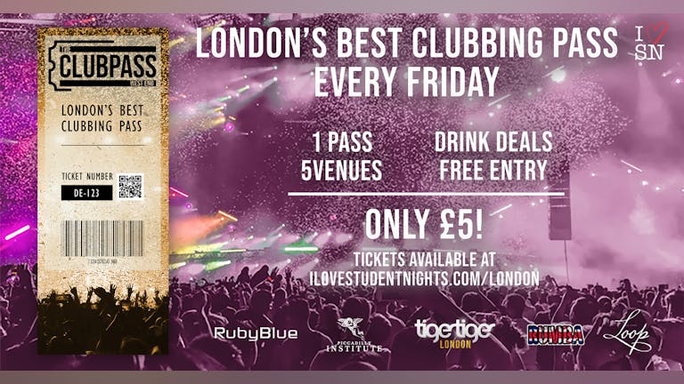The Club Pass West End // Student Club Crawl // 5 Venues // Drink Deals and MORE!