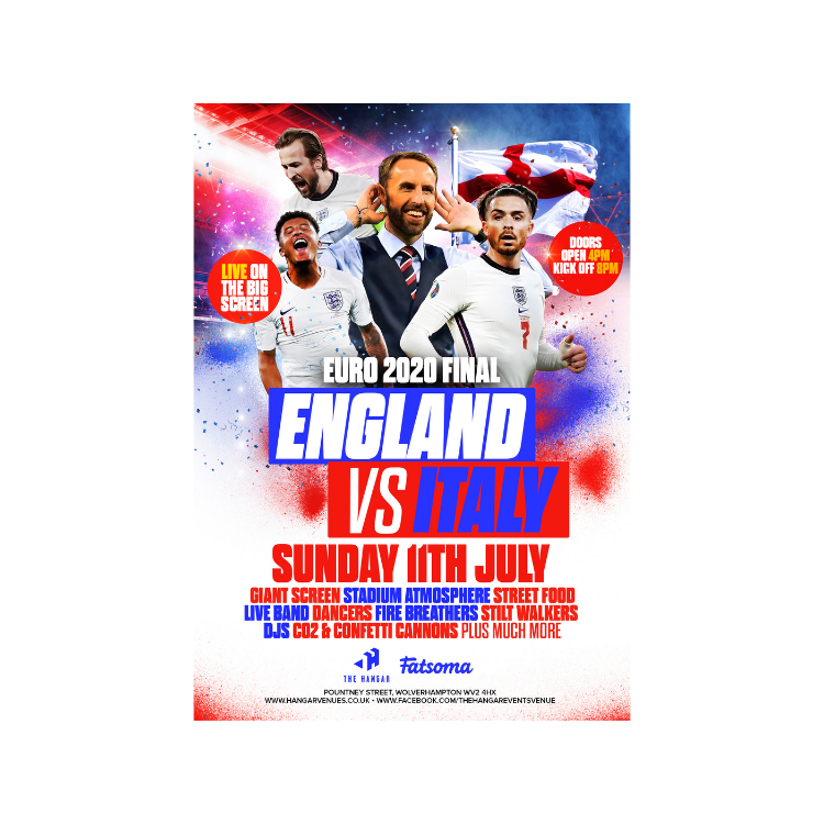 ENG ⚽️ ITA – THE FINAL LIVE ON THE BIG SCREEN