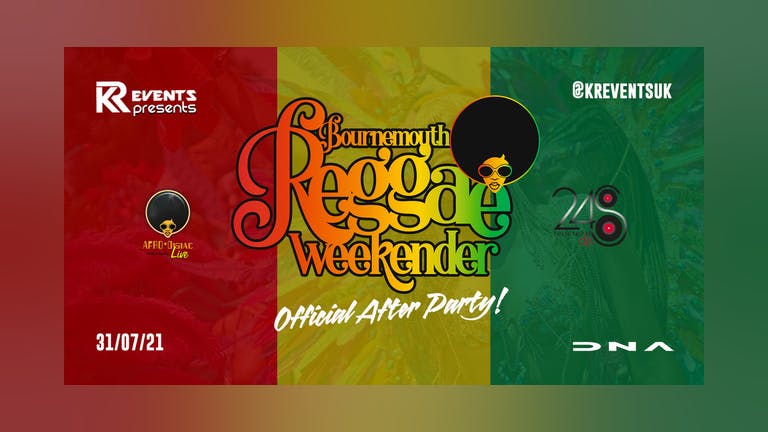 The Bournemouth Reggae Weekender Official After Party!
