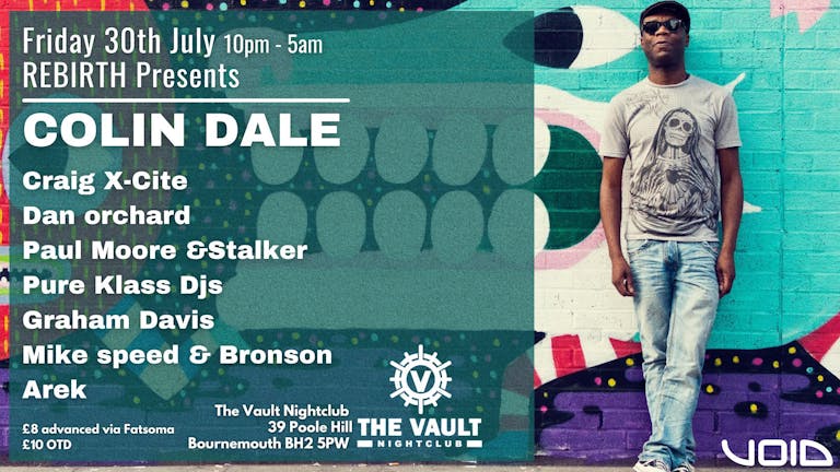 Up The Anti presents Colin Dale @ The Vault Nightclub