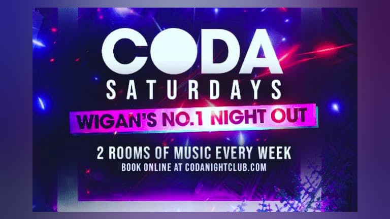 CODA Saturdays - 2 Floors of Music with 3 DJ’s Every Week