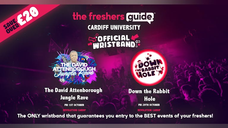 ​The Cardiff Freshers Guide Wristband 2021