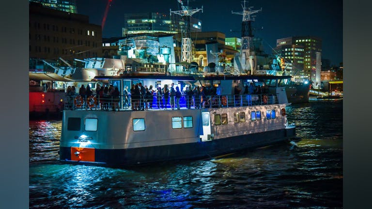 Boat + After-party tickets released (Save £20 but be quick)