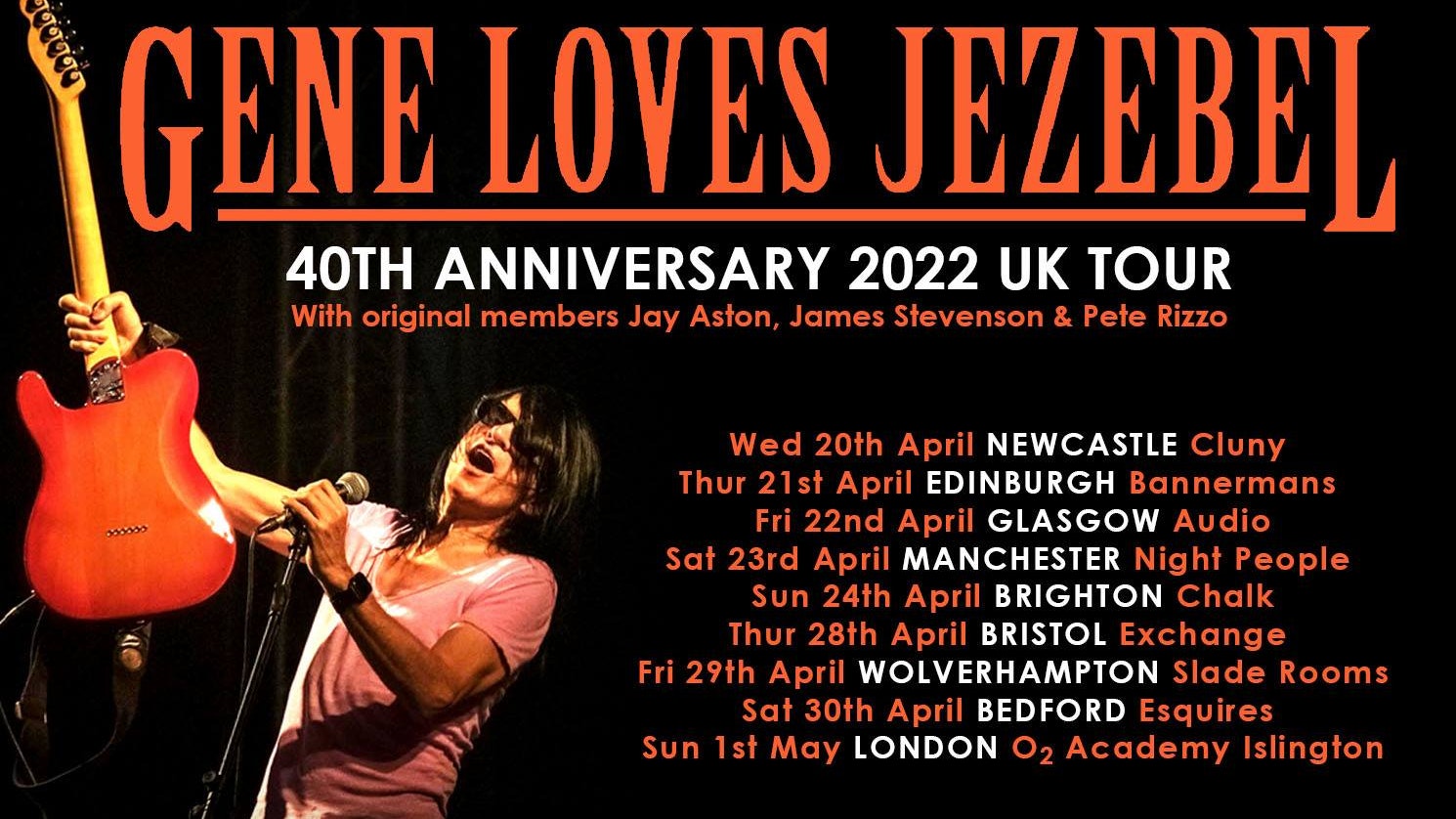 Gene Loves Jezebel – New date 2022 NEWCASTLE