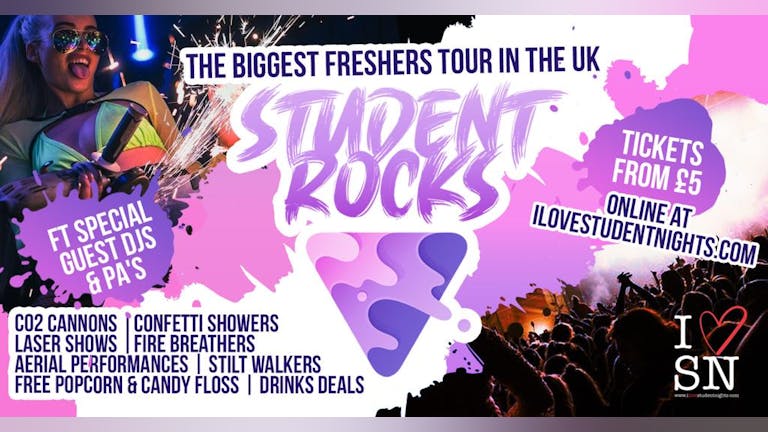 STUDENT ROCKS | Nottingham Freshers 2021 // 2000+ Students // UK's Biggest Student Freshers Tour