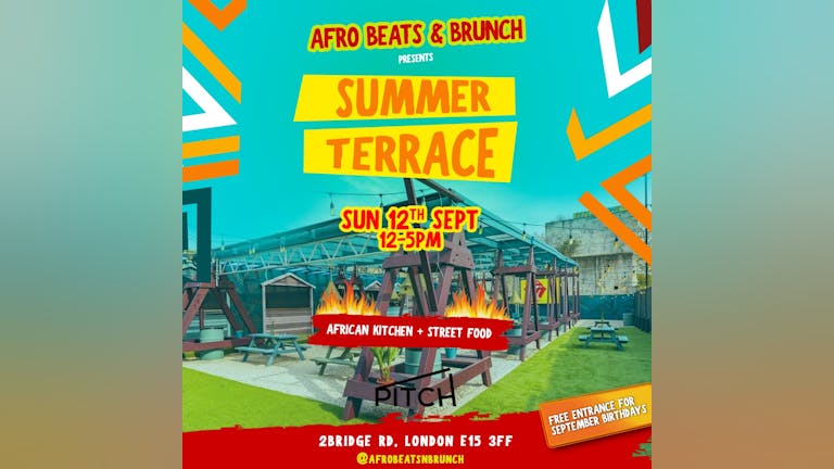 Afrobeats n Brunch Summer Terrace Party