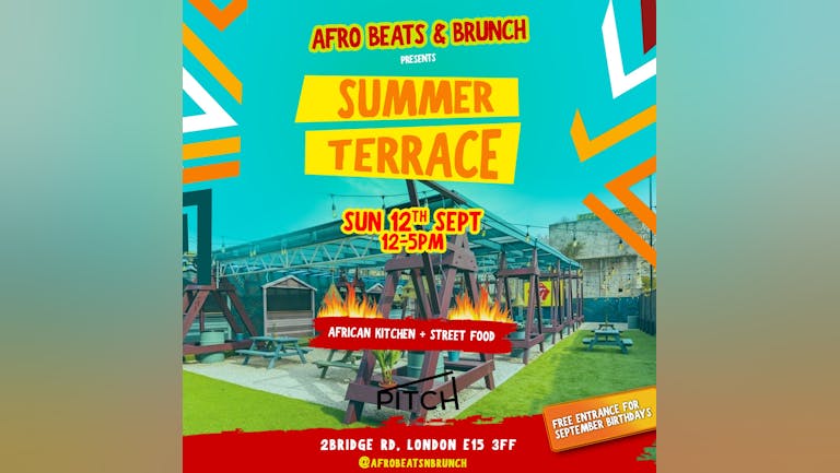 Afrobeats n Brunch Summer Terrace Party