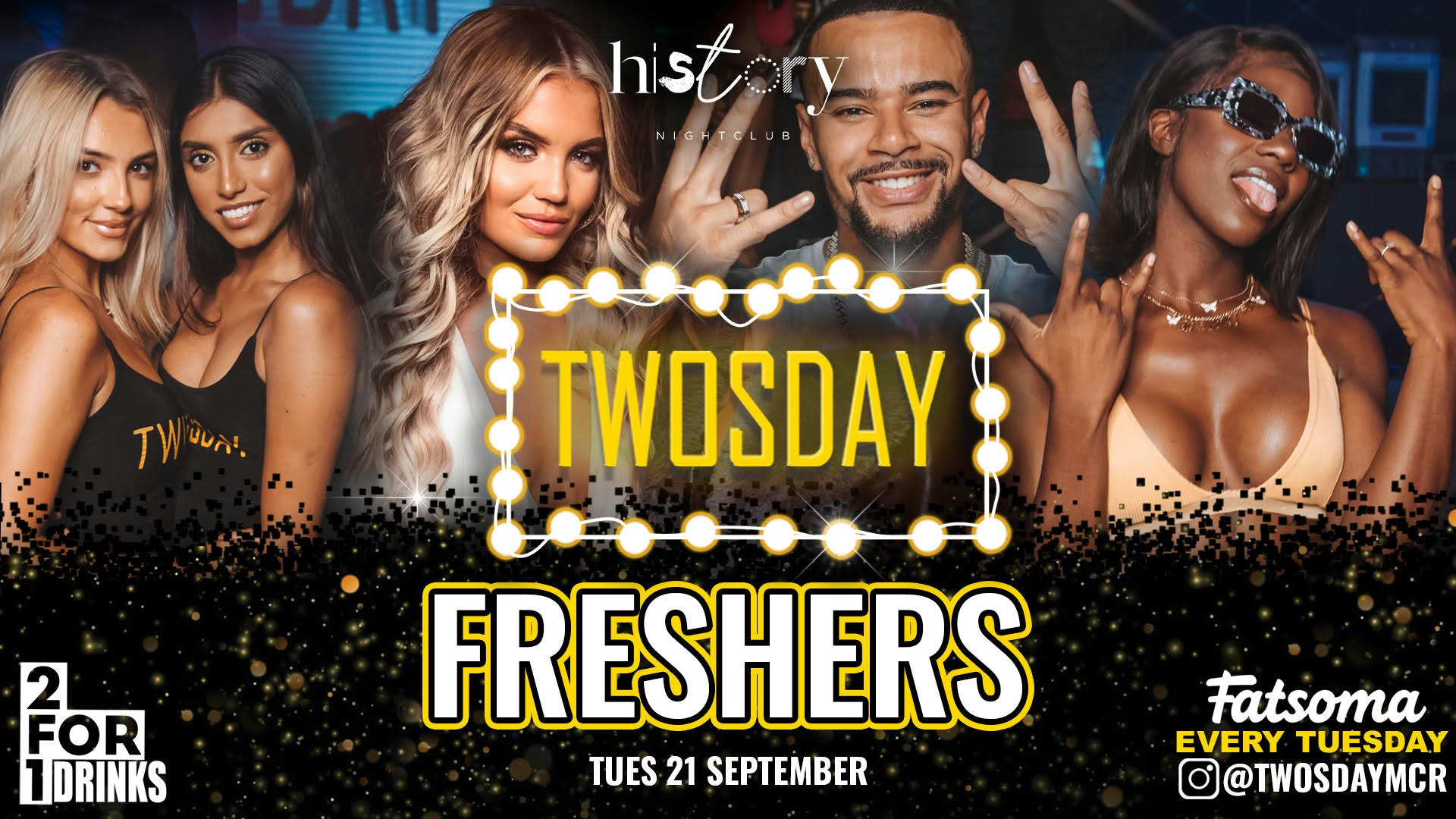 TWOSDAY AT IMPOSSIBLE TONIGHT (Temp Venue) ⭐️ FRESHERS ⭐️ 2-4-1 DRINKS 🍹Manchester’s Biggest Tuesday 2 Years Running🏆 FINAL 25 TICKETS