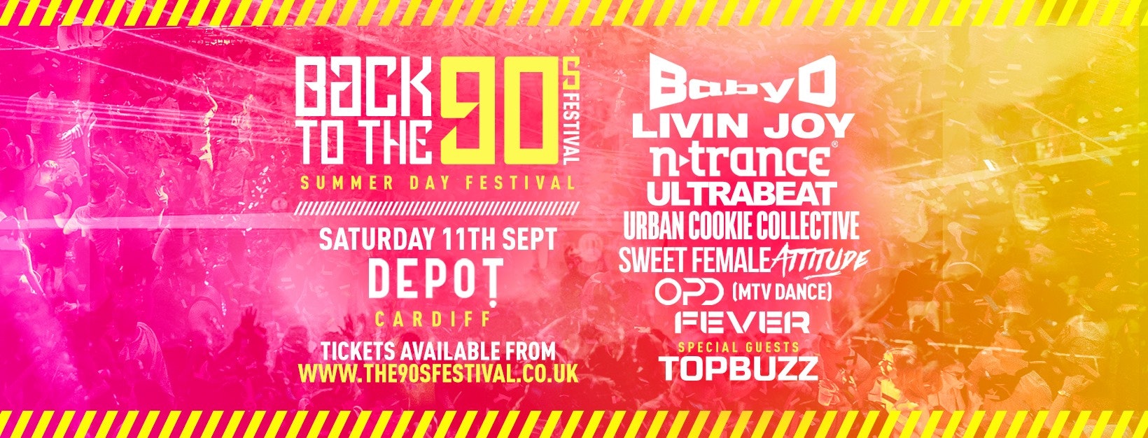 Summer Indoor 90s Day Festival – DEPOT Cardiff [FINAL TICKETS]