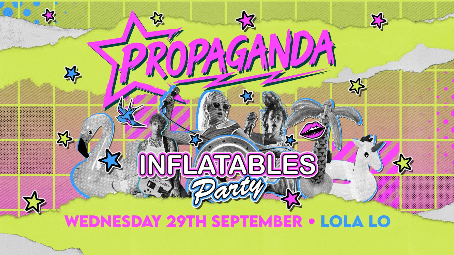 Propaganda Cambridge – Inflatables Party at Lola Lo!